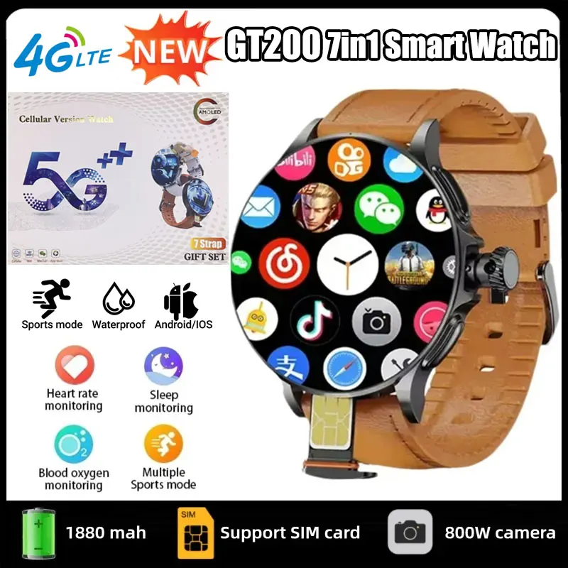 Smartwatch Watches For Girls - GT200 5G Smart Watch 1.95 Inch