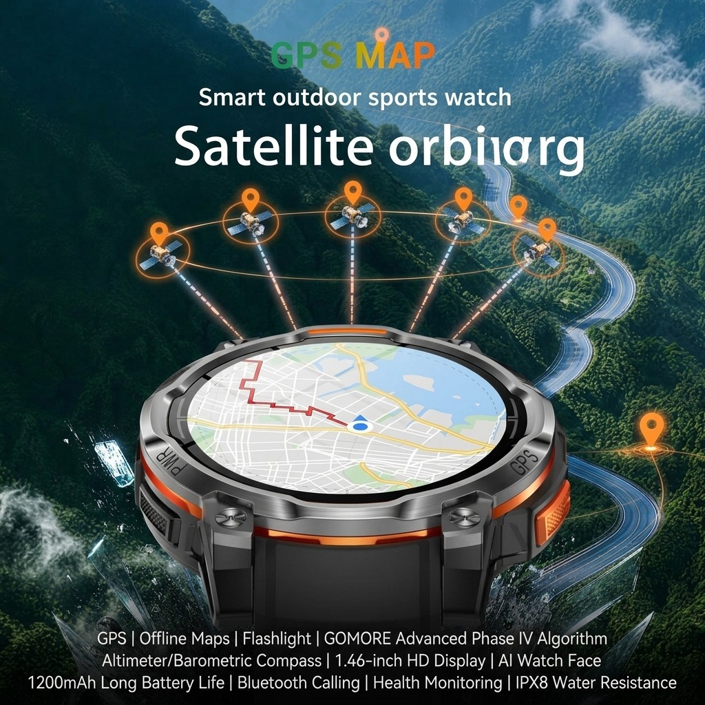 VWAR New Outdoor GPS Offline M - огляд і ціна Watch Vs Smartwatch