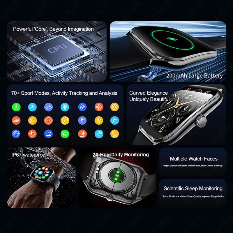 LIGE New Ultra Thin Smart Watc - огляд і ціна Watches Ladies Smartwatch