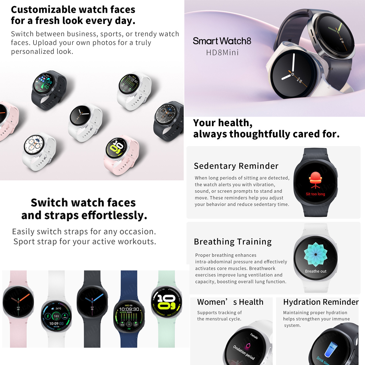 2026 New Watches 8 Mini GPS Tr - огляд і ціна Smartwatch Watches For Girls