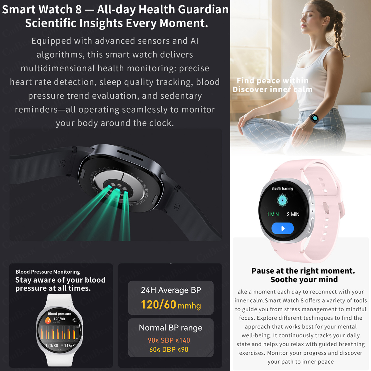 2026 New Watches 8 Mini GPS Tr - огляд і ціна Smartwatch Watches For Girls