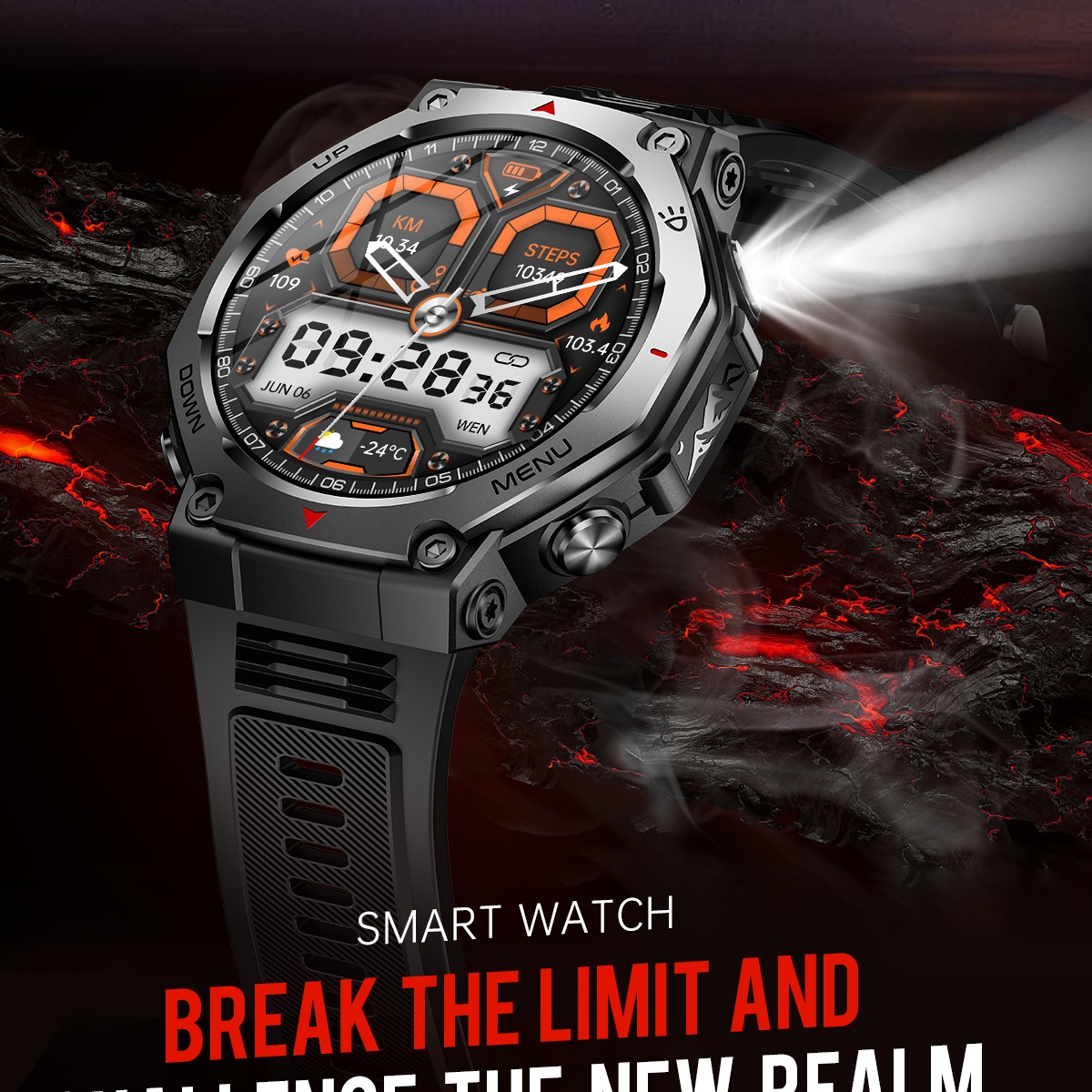 For Android IOS New AMOLED Sma - огляд і ціна Watch Vs Smartwatch