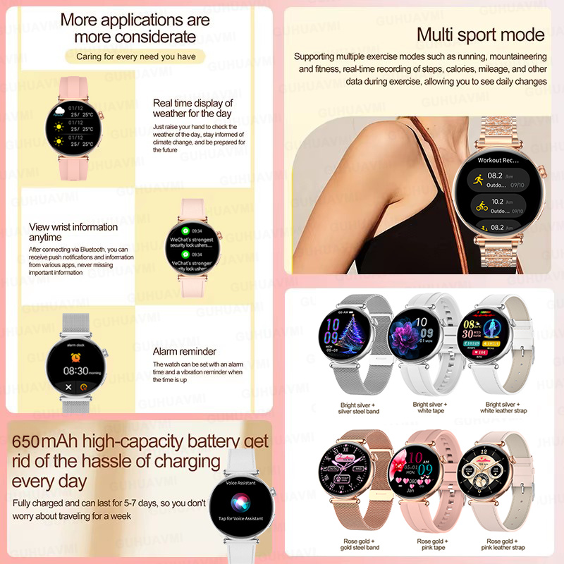 New 1.27-inch Smart Watch for  - огляд і ціна Watches Ladies Smartwatch