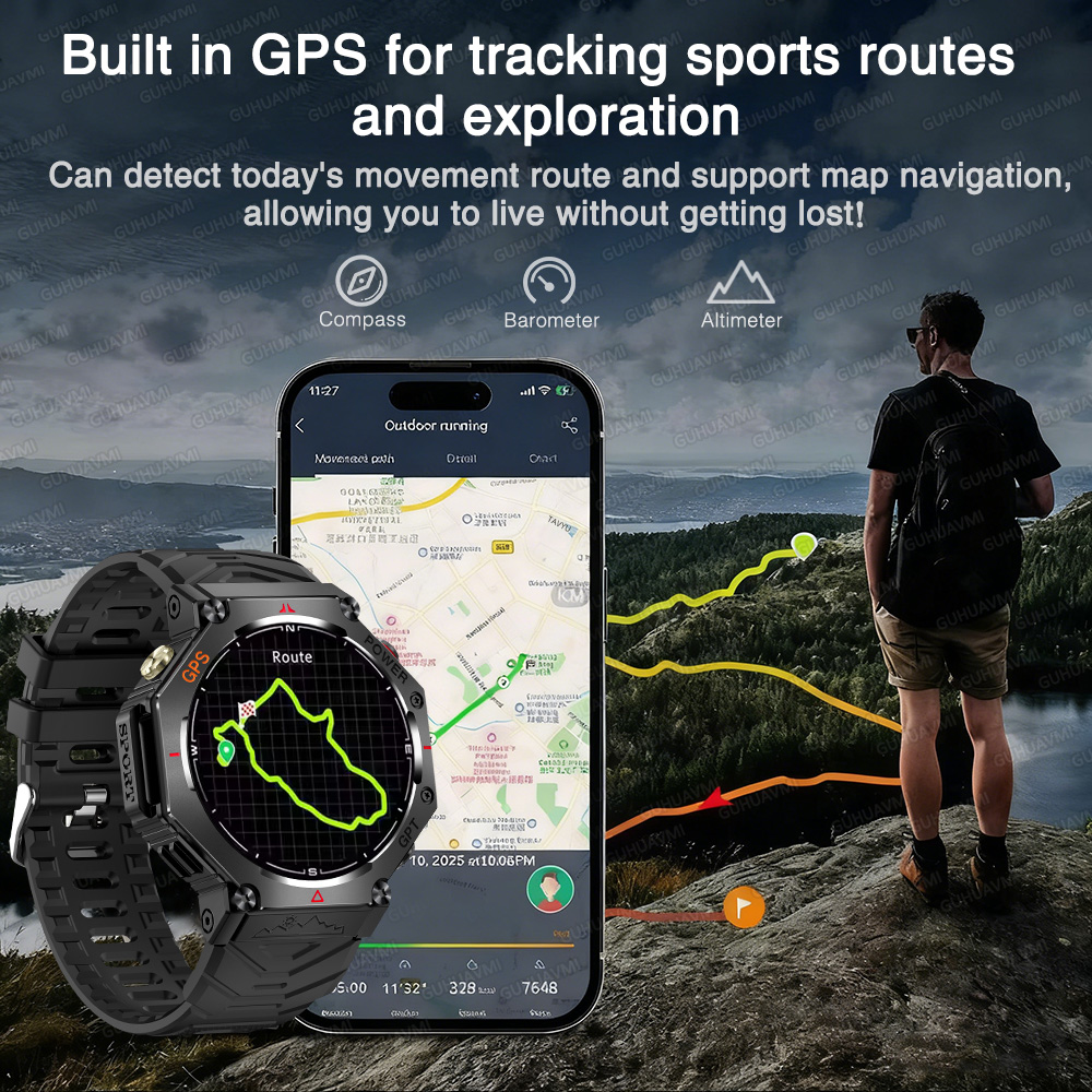 2026 New Adult Outdoor X-sport - огляд і ціна Altimeter Compass Watch