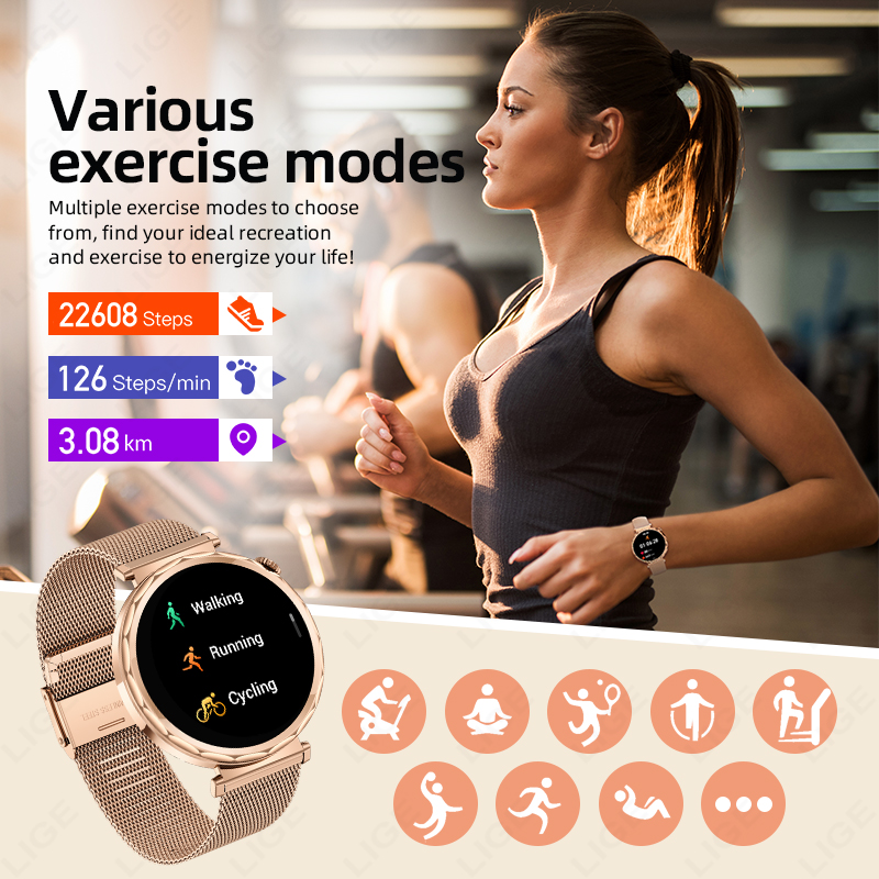 LIGE 2026 New Smart Watch Wome - огляд і ціна Watches Ladies Smartwatch