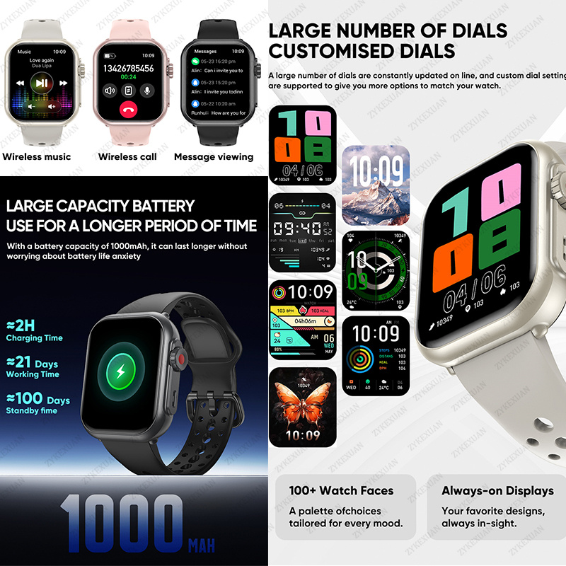 Watch Ultra K62 Men Women 1000 - огляд і ціна Smartwatch Watches For Women With Gps